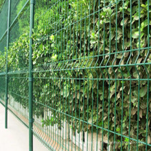 PVC-überzogener Gartenzaun und Zaunpfosten